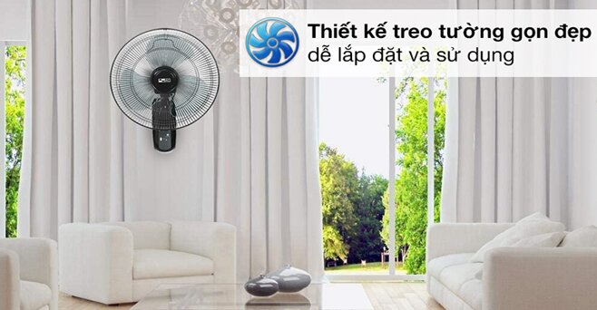 Quạt treo tường công suất bao nhiêu