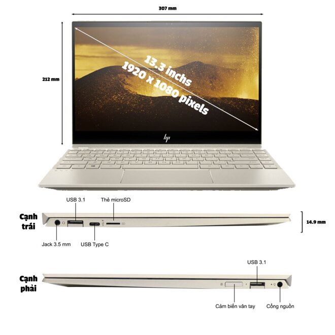 Laptop HP Envy 13-AH0025TU (4ME92PA) có tốt không