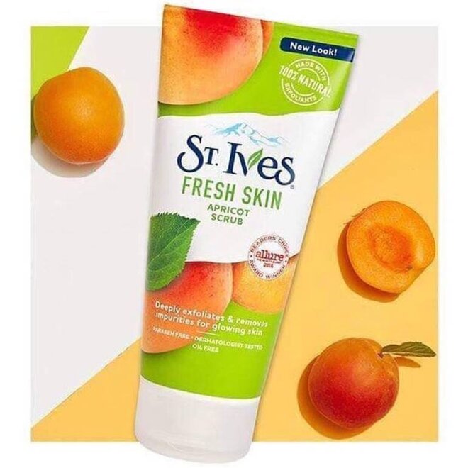 Sữa rửa mặt St.Ives Fresh Skin Apricot Scrub