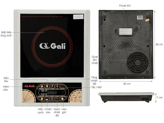 Bếp điện từ Gali có tốt không? 