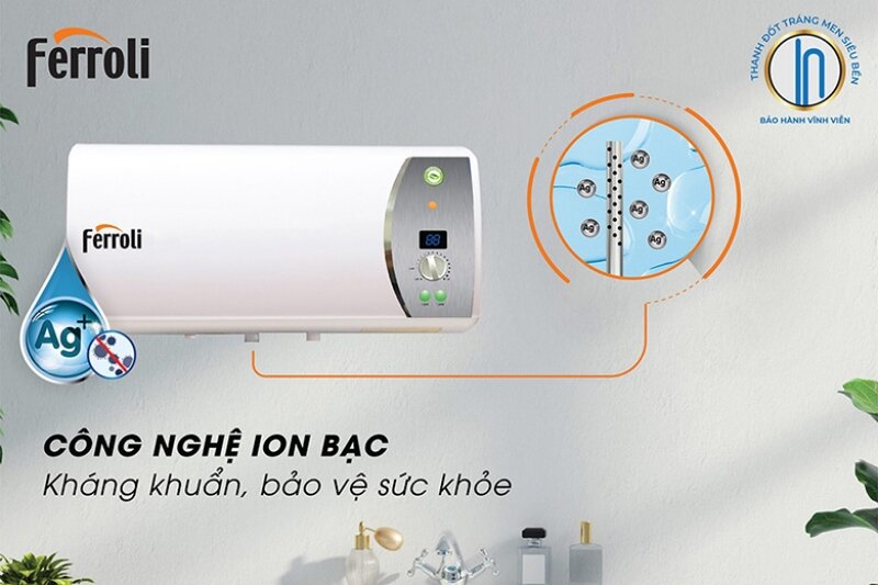 Bình nóng lạnh Ferroli Verdi VD AG+ 15L: 5 ưu điểm và 3 nhược điểm người mua cần chú ý!