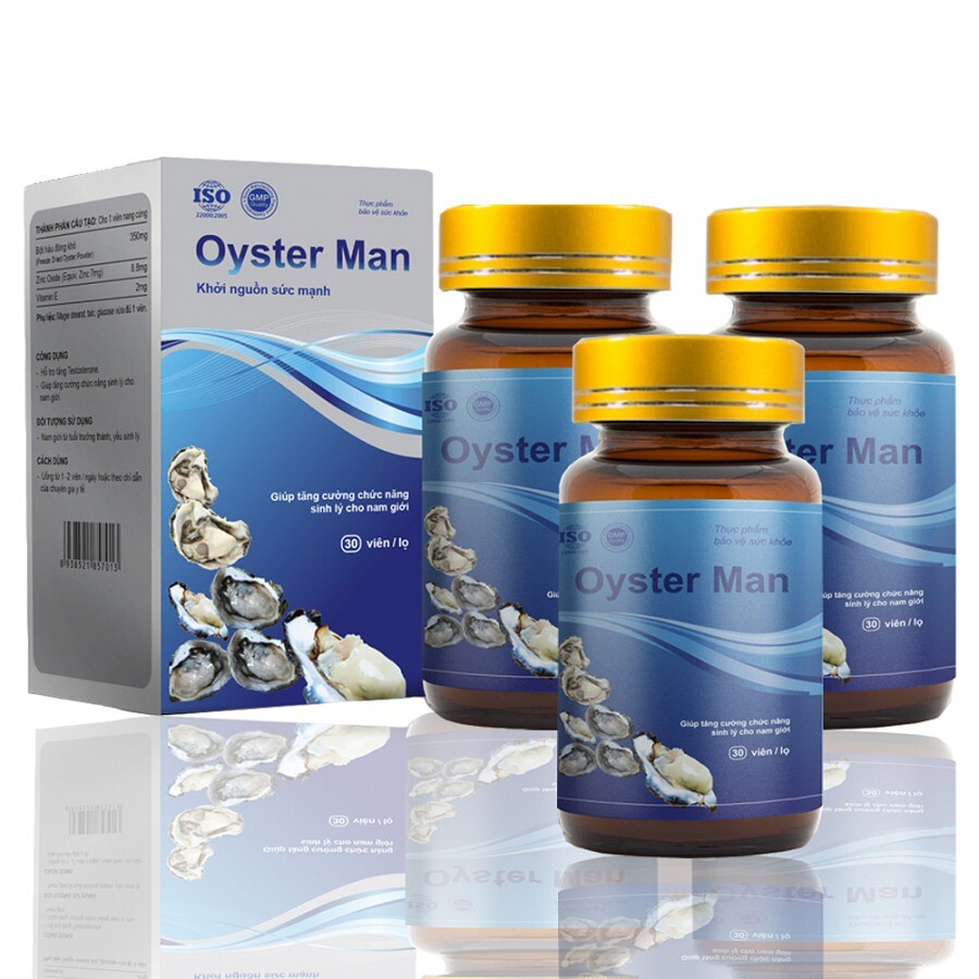 Viên uống Oyster Man an toàn cho sức khỏe người dùng