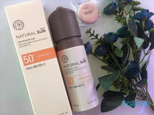 The Face Shop Natural Sun Eco Ice Air Puff Sun SPF50