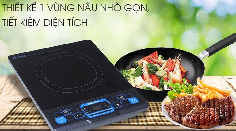 Bếp từ Philip HD4921 có giá tham khảo 930.000đ tại websosanh.vn