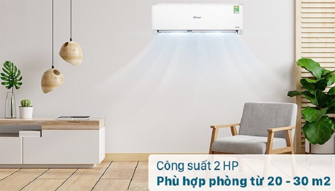 điều hòa Casper 18000 BTU 2 chiều Inverter GH-18IS33 gas R-32