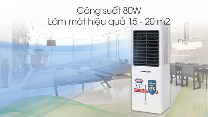 Đánh giá ưu nhược điểm quạt điều hoà Sunhouse SHD7717 