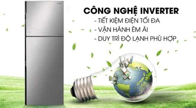 Đánh giá tủ lạnh Hitachi H350PGV7(BSL) 290L Inverter chi tiết