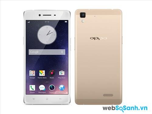 Điện thoại Oppo R7 Lite sở hữu màn hình kích thước 5,0 inch với một tỷ lệ giữa màn hình và cơ thể ~ 67,9%