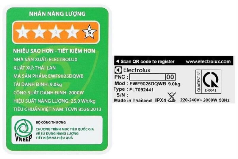 5 điểm mới khiến bạn nên mua máy giặt Electrolux Inverter 9 kg EWF9023P5WC/EWF9023P5SC