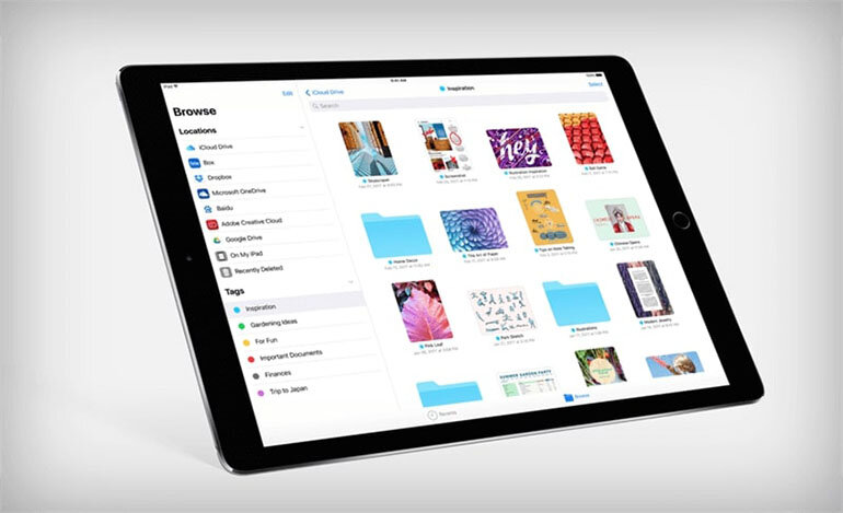Trình quản lý tệp tin mới của iOS 11
