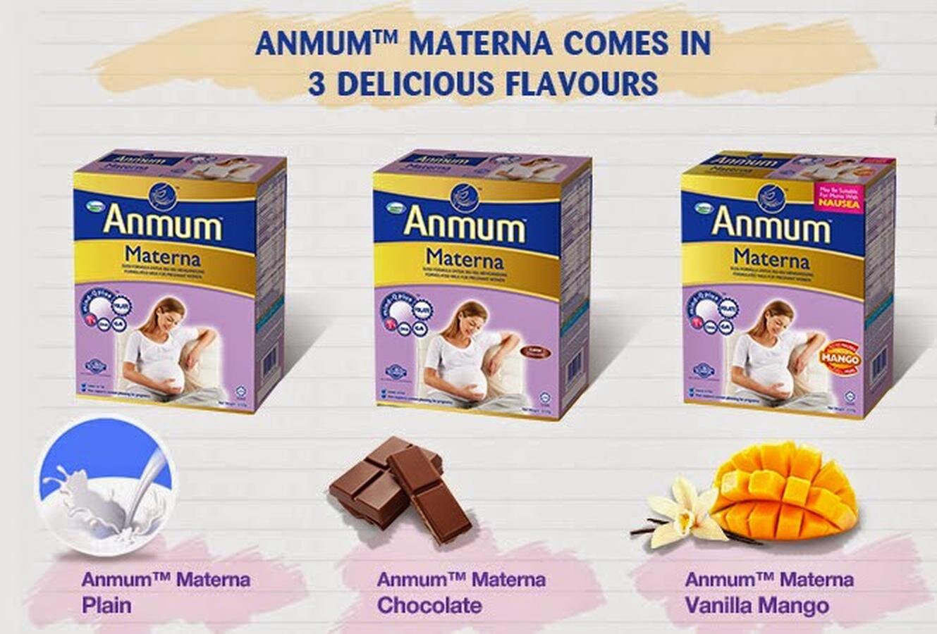 Anmum Materna đa dạng hương vị nhưng vẫn đảm bảo dinh dưỡng cho mẹ bầu lựa chọn