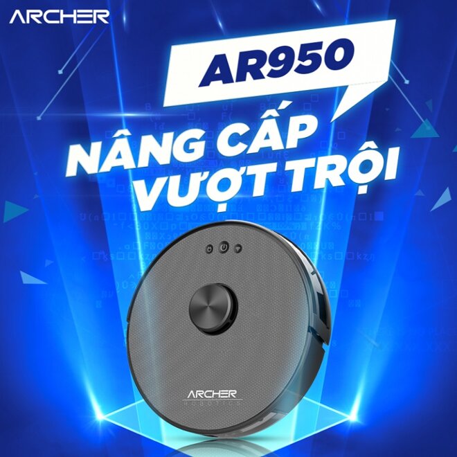 Robot hút bụi lau nhà Archer Ar950