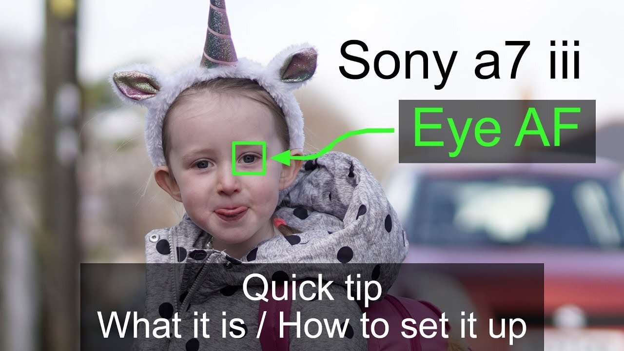 Công nghệ Eye AF cho phép lấy nét điểm chính xác ở mắt
