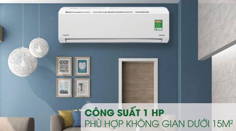 Chỉ dùng điều hòa trong phòng có diện tích 10-15m2