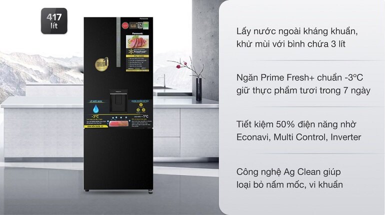 Tủ lạnh Panasonic 2021
