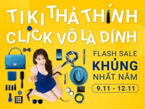 Chương trình đại tiệc mua sắm 11.11 của Tiki