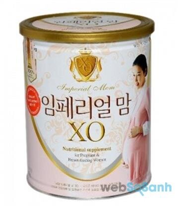 Sữa bột dành cho bà bầu XO Mom của Hàn Quốc là lựa chọn khá ổn dành cho các mẹ mang thai 