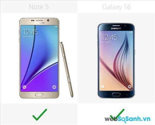 Note 5 và Galaxy S6 đều có sạc không dây