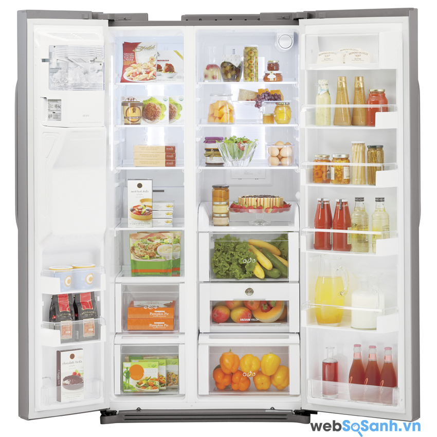 Dung tích tủ lạnh phải đáp ứng nhu cầu của mọi thành viên trong gia đình