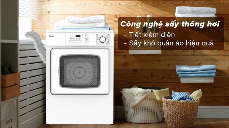 Top 3 máy sấy quần áo Galanz 7kg giá siêu rẻ khoảng 3 triệu đồng