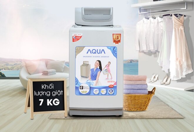 máy giặt Aqua 7kg, 8kg, 9kg, 10kg bao nhiêu tiền