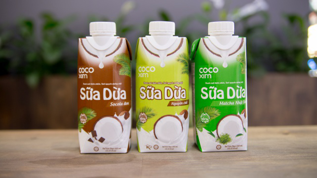 Sữa dừa Cocoxim - Giá tham khảo: 216.000 vnđ / thùng 12 hộp 330ml/hộp