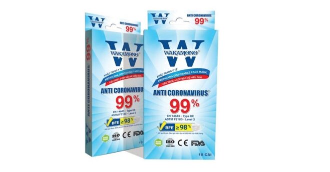 Khẩu trang Wakamono Diệt Covid 99% có tốt như lời đồn?