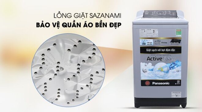 Máy giặt Panasonic 9 kg NA-F90A4GRV - Giá rẻ nhất: 5.000.000 vnđ