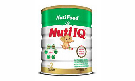 Sữa bột Nuti IQ Step 2 dành cho trẻ từ 6 - 12 tháng tuổi với công thức tiên tiến
