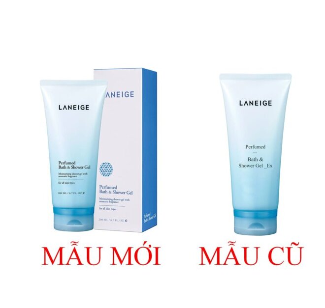 Sữa tắm Hàn Quốc Laneige màu xanh