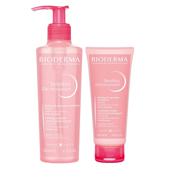 sữa rửa mặt Bioderma hồng