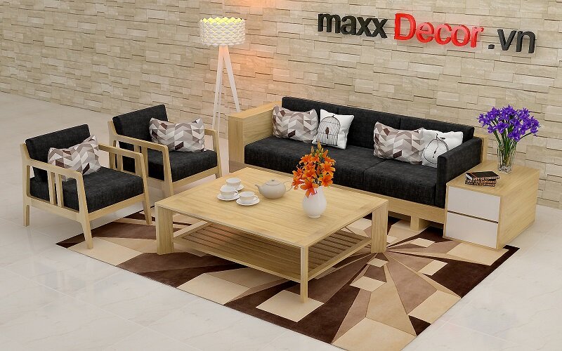 Sofa gỗ maxxDecor MDG 169