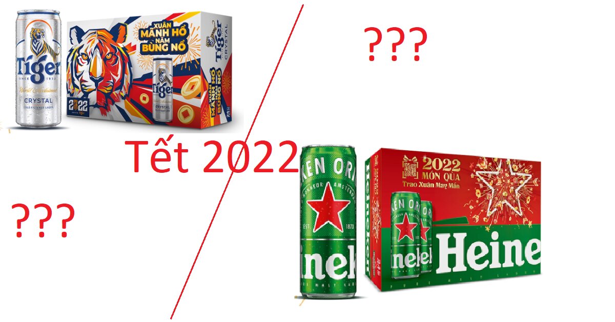 So sánh bia lúa mì Tiger Platinum và Heineken: bia ngon nào sẽ là lựa chọn xứng tầm cho Tết 2022?