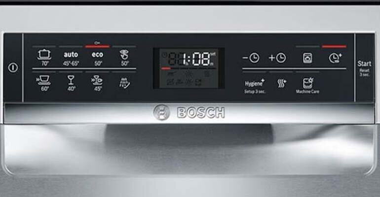 Máy rửa bát Bosch sở hữu bảng điều khiển TFT thông minh may rua bat bosch