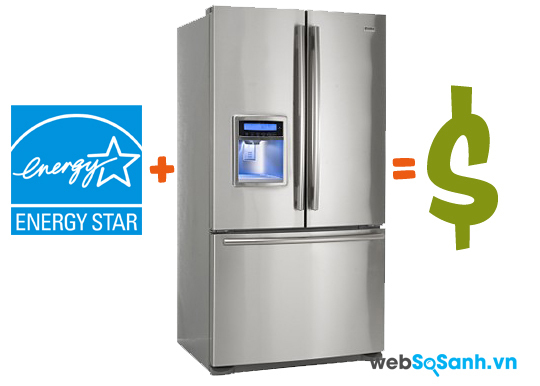 Những tủ lạnh được gắn Energy Star là những tủ lạnh tiết kiệm điện