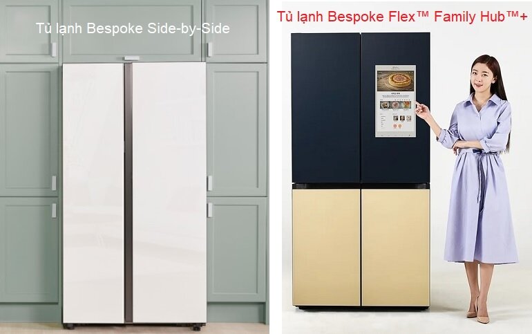 Hai dòng tủ lạnh Samsung Bespoke mới