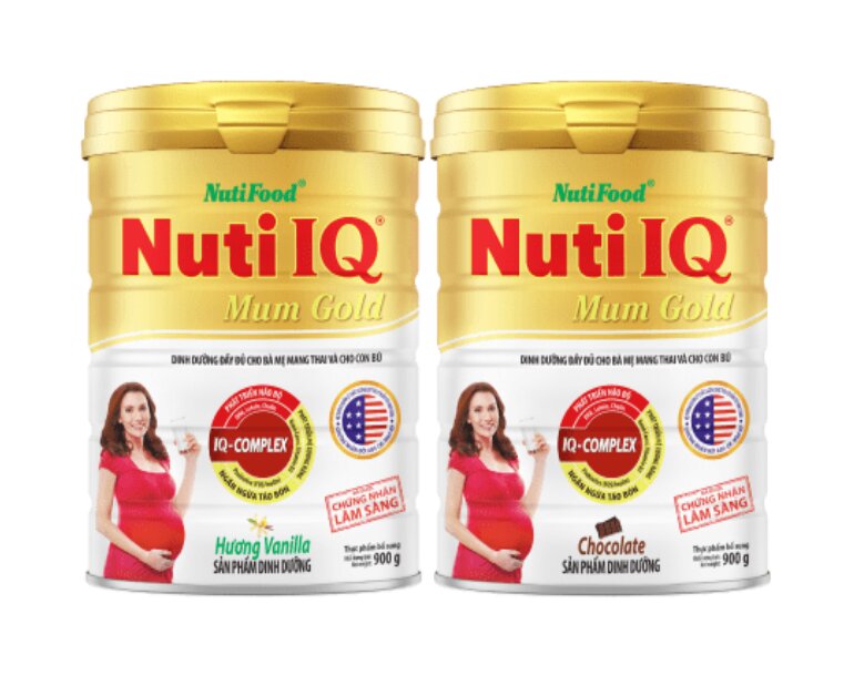 Sữa Nuti IQ Mum Gold (NutiFood): Sữa cho các bà mẹ sau sinh của các chuyên gia dinh dưỡng