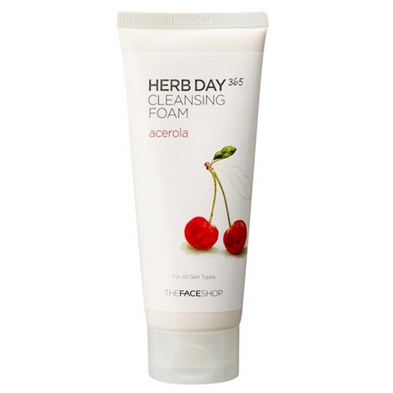 Sữa rửa mặt Cherry Herb Day 365 Acerola Cleansing Foam