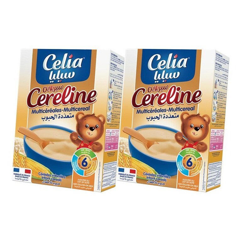 Bột ăn dặm cho bé Celia careline Multicereal