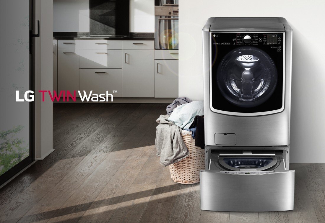 2. Máy giặt Mini Twin Wash LG T2735NWLV, 3.5kg LG T2735NWLV - Dẫn đầu cách mạng về máy giặt