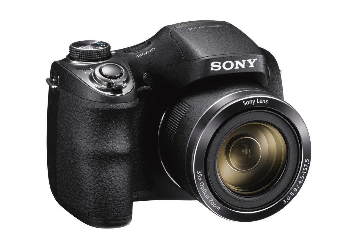 Bề ngoài Sony DSC H300 như một chiếc máy ảnh DSLR giá rẻ dưới 5 triệu