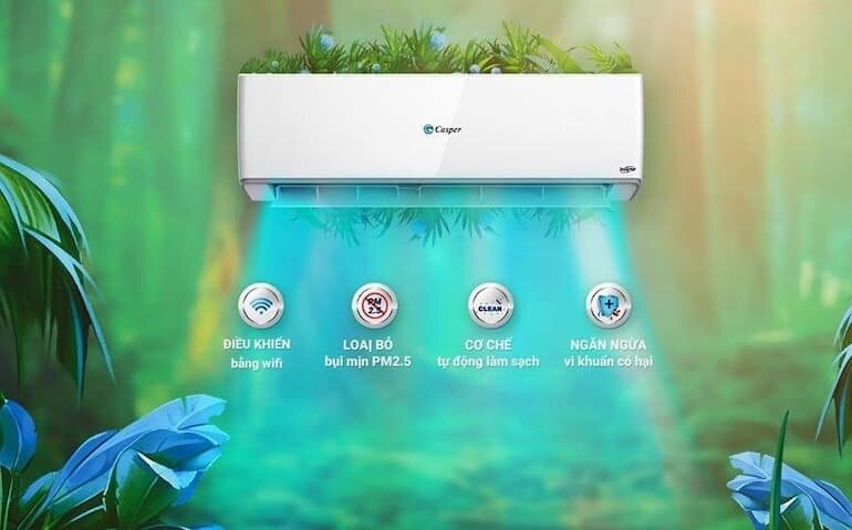 khả năng làm mát của điều hòa Casper inverter 2 chiều GH-18IS35