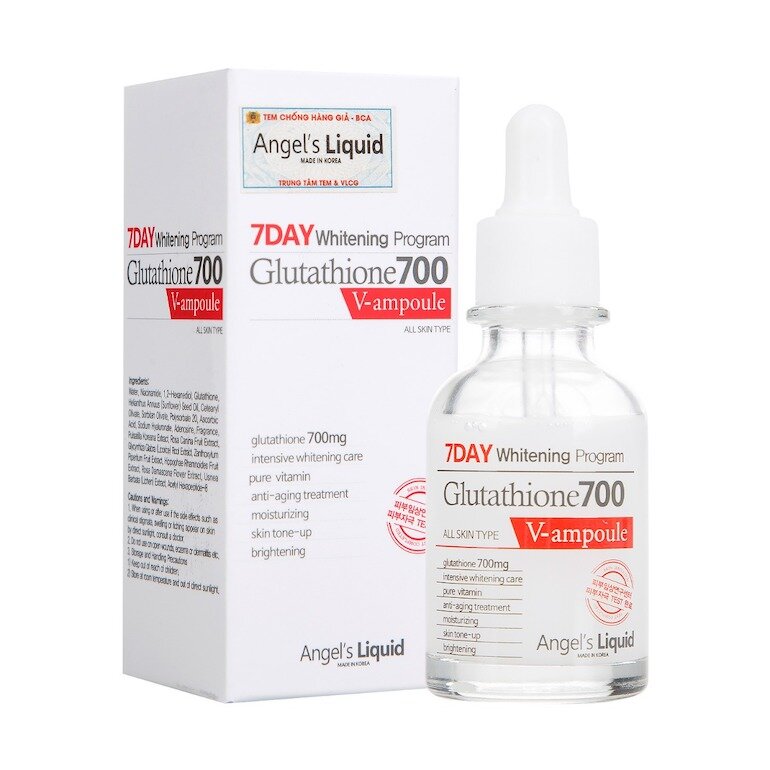 Serum trắng da Angel’s Liquid serum Glutathione 700 V-Ampoule