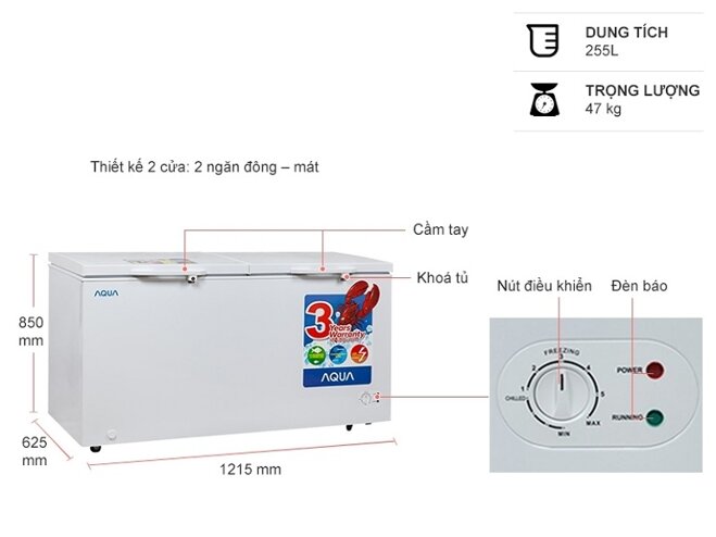 Tủ đông 2 chế độ