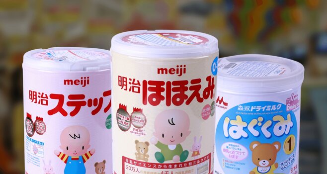 Sữa Meiji có hương vị gần giống sữa mẹ, rất dễ uống