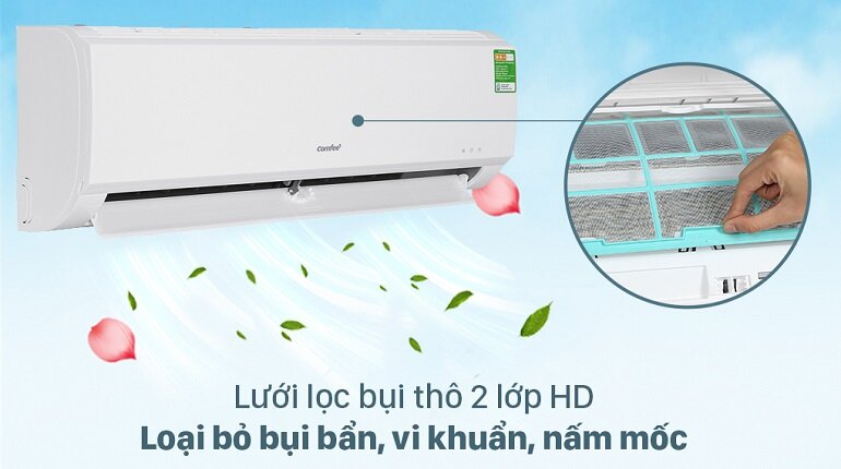 máy lạnh Comfee 9000BTU SIRIUSB-9E