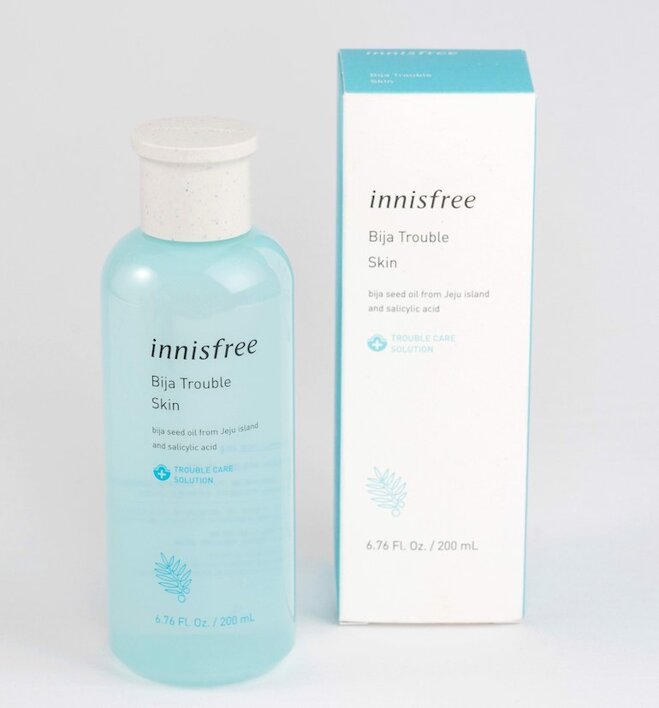 Nước hoa hồng Innisfree Bija Trouble Skin