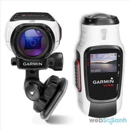 Camera hành trình Garmin khá cồng kềnh nhưng có pin dung lượng lớn