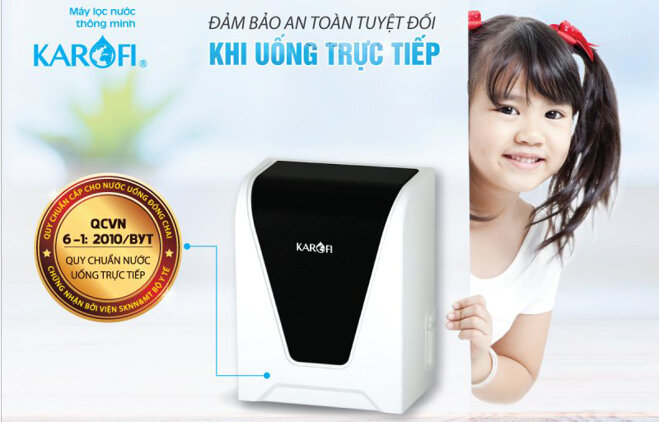 Máy lọc nước Karofi 7 lõi Spdio S-s027 có giá tham khảo là 6 triệu đồng 