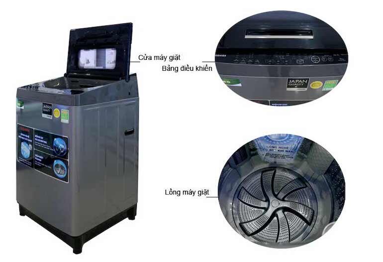 Máy giặt Toshiba AW-DUH1100GV(DS), 10kg, Inverter
